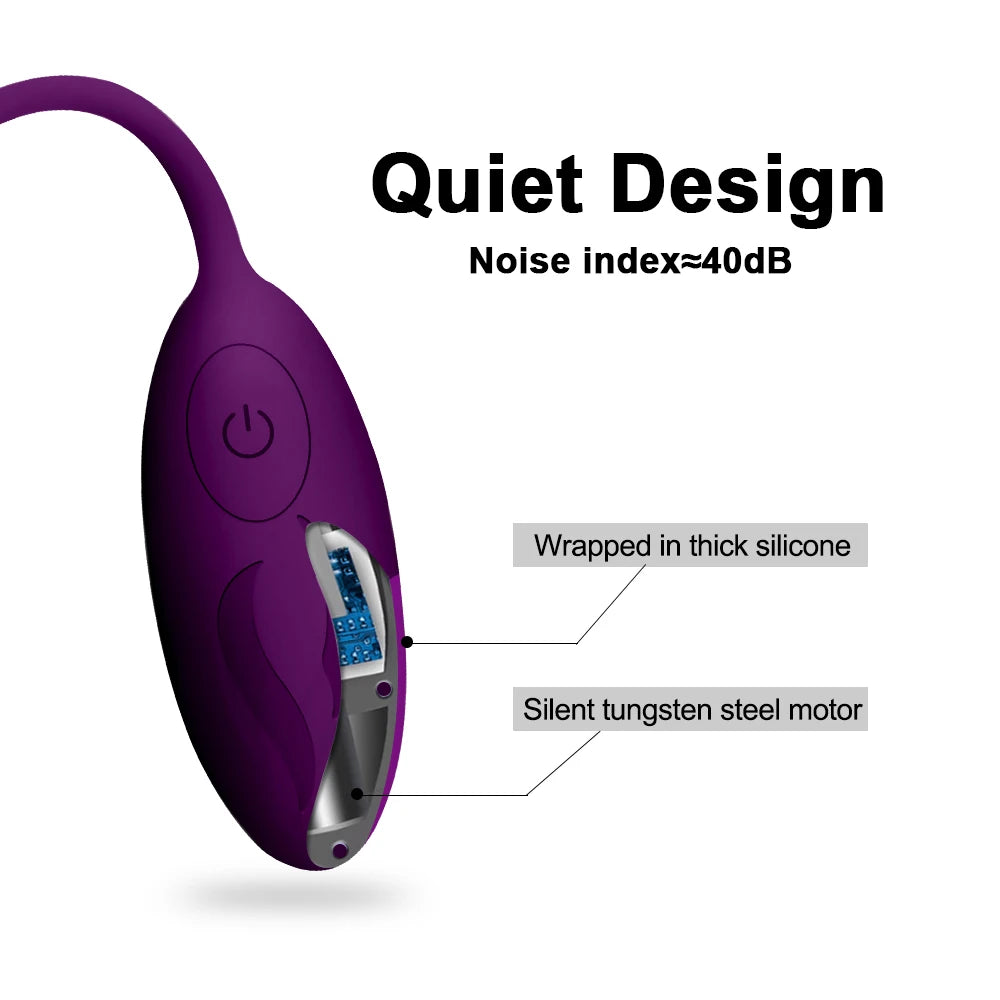 Remote-Control Bullet Egg Vibrator – G‑Spot & Clit Stimulator
