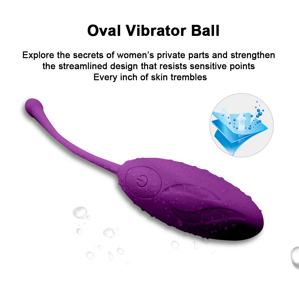Remote-Control Bullet Egg Vibrator – G‑Spot & Clit Stimulator