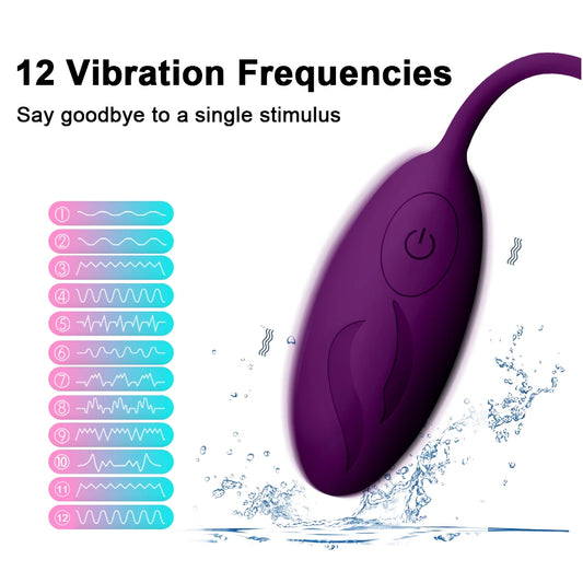 Remote-Control Bullet Egg Vibrator – G‑Spot & Clit Stimulator