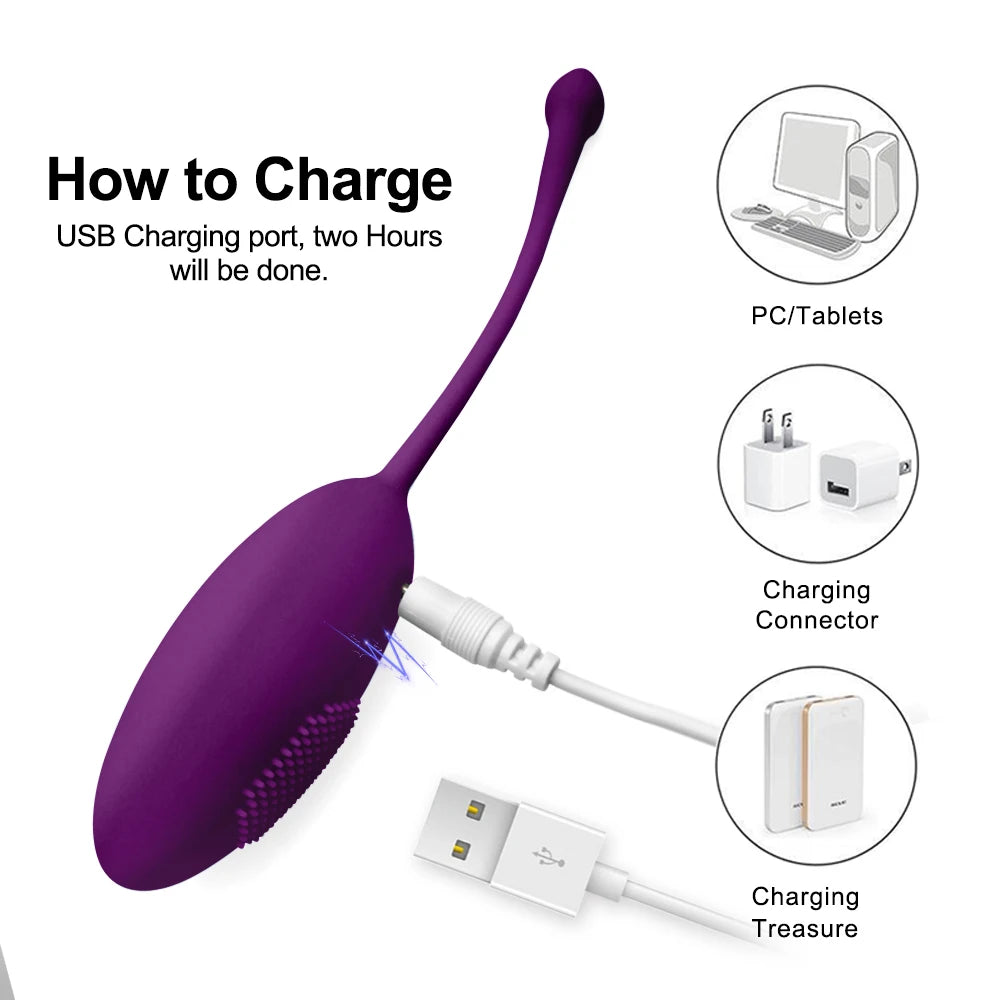 Remote-Control Bullet Egg Vibrator – G‑Spot & Clit Stimulator