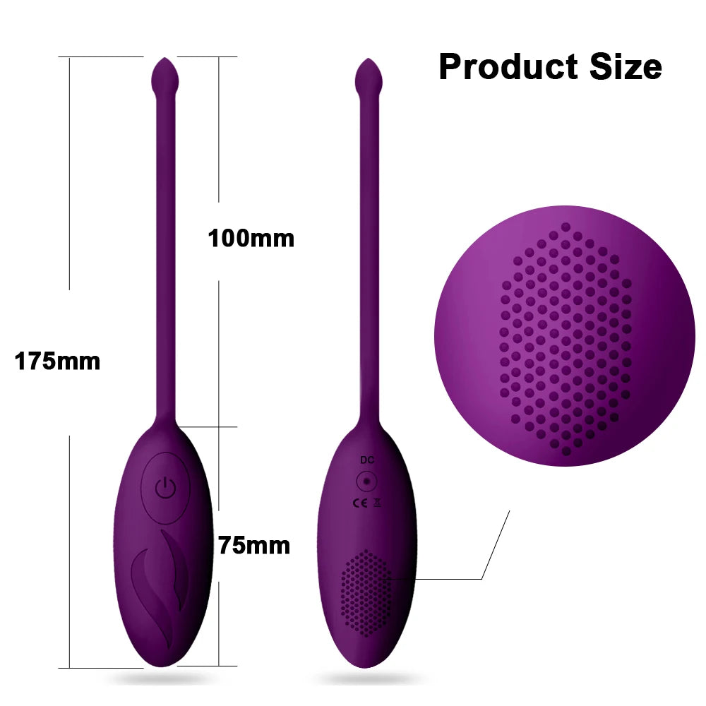 Remote-Control Bullet Egg Vibrator – G‑Spot & Clit Stimulator