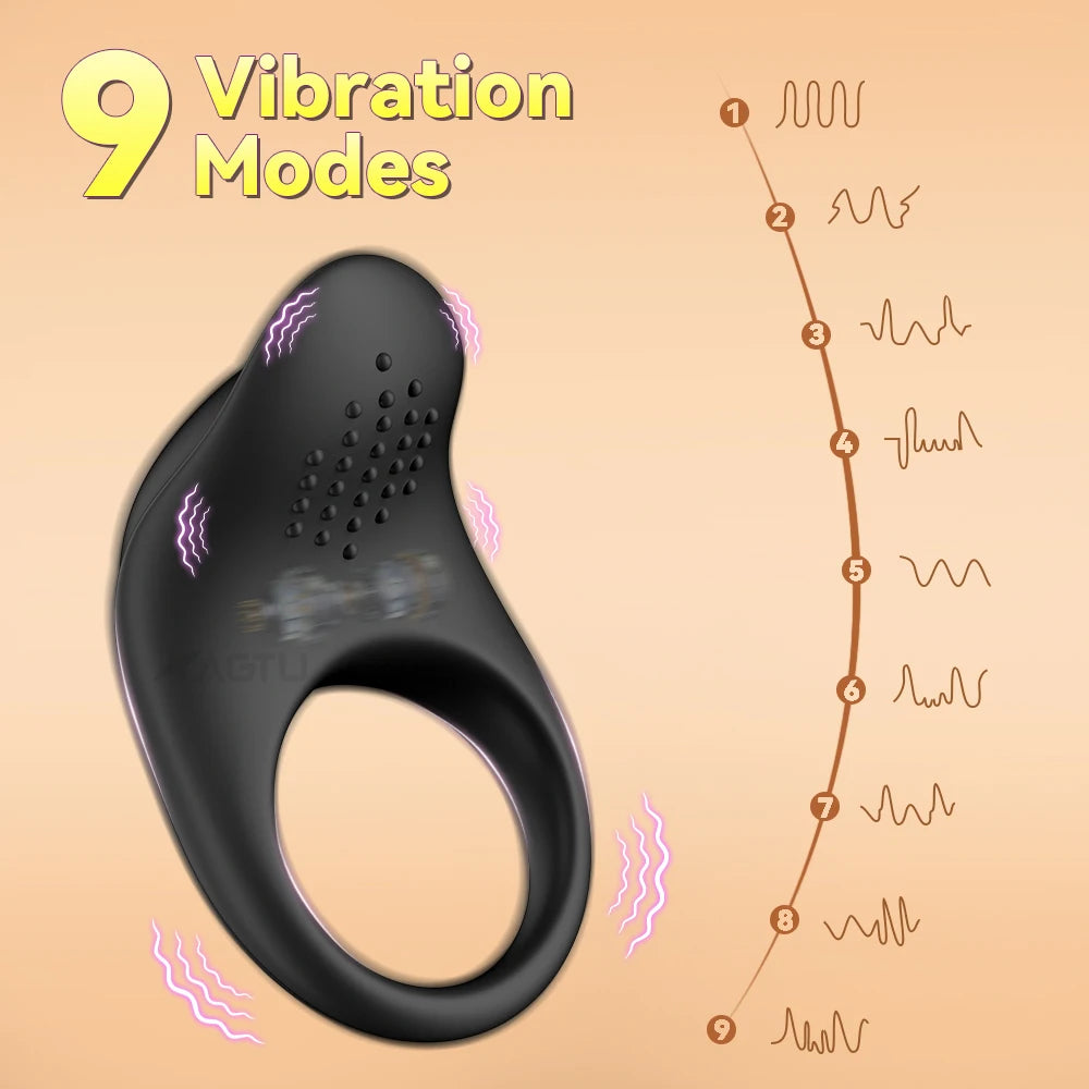 App-Control Vibrating Cock Ring – Ejaculation Delay & Remote Couples Play