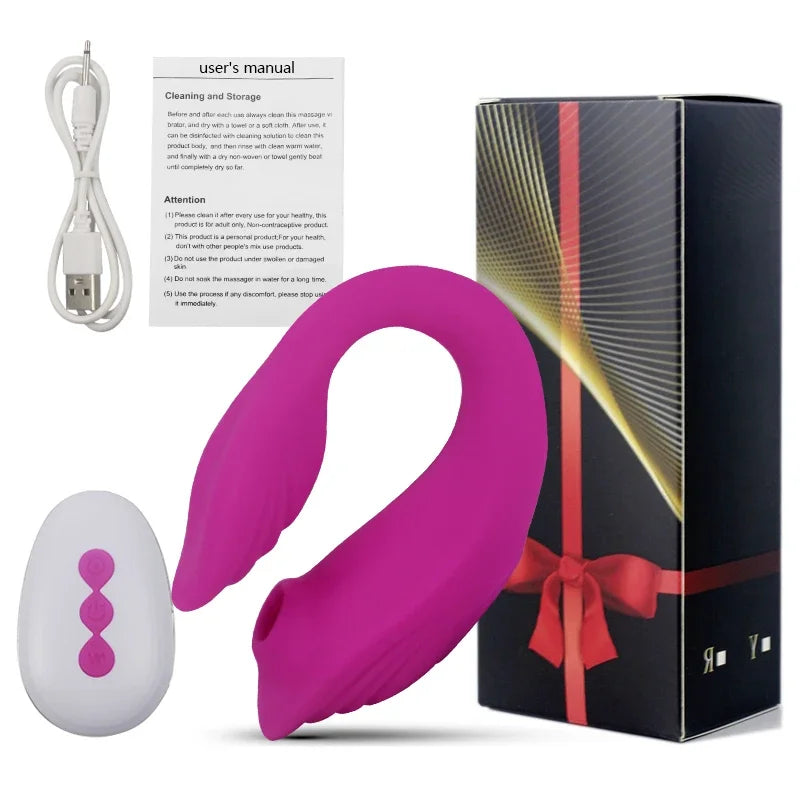 10-Mode Wearable Vibe – G-Spot & Clit Sucker with Remote Control