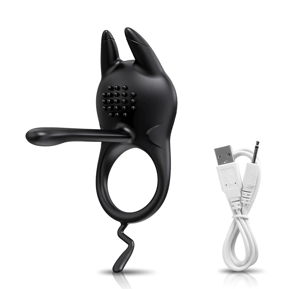 Vibrating Cock Ring for Couples – Delay Ejaculation & Clitoral Stimulation