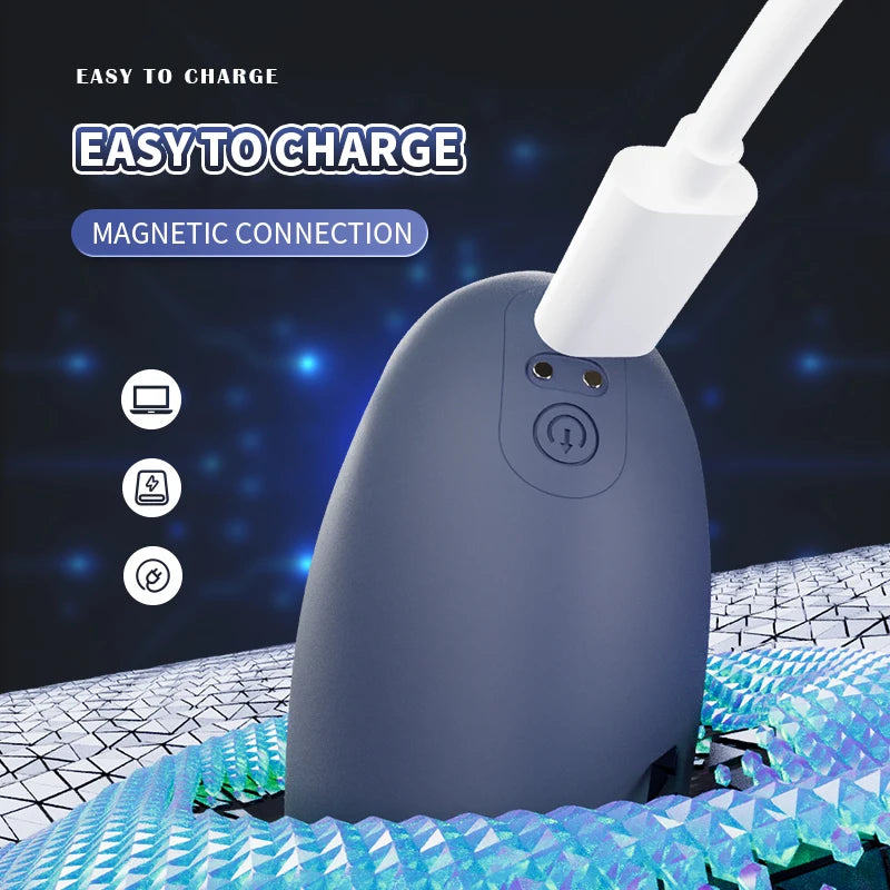 Silicone Penis Vibrator Plug – Glans & Urethra Massager with Horse‑Eye Tip