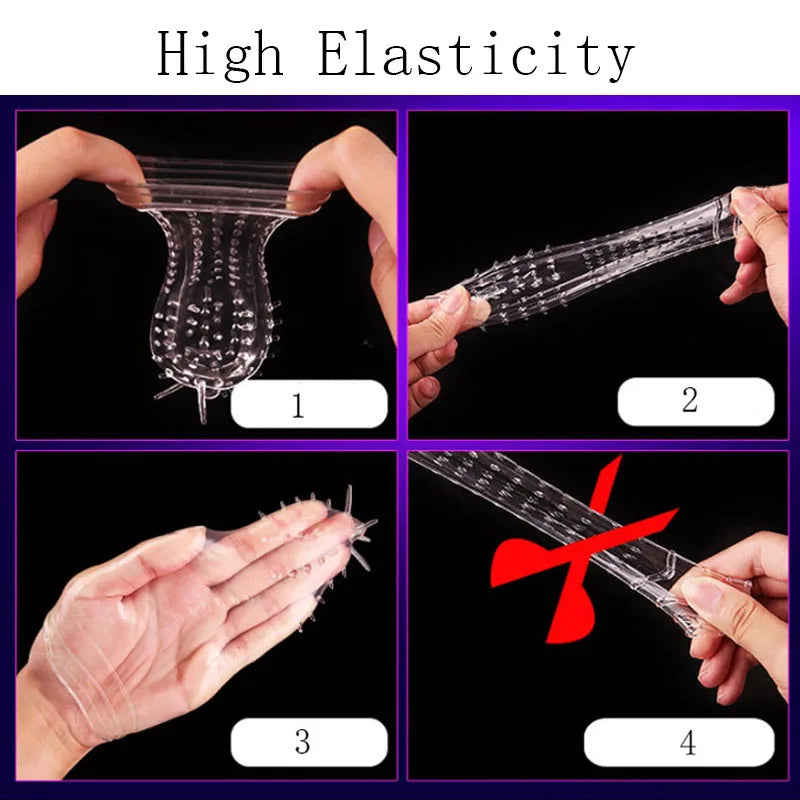 Wakeway Crystal Extender & Delay Ring – Longer-lasting Pleasure for Him