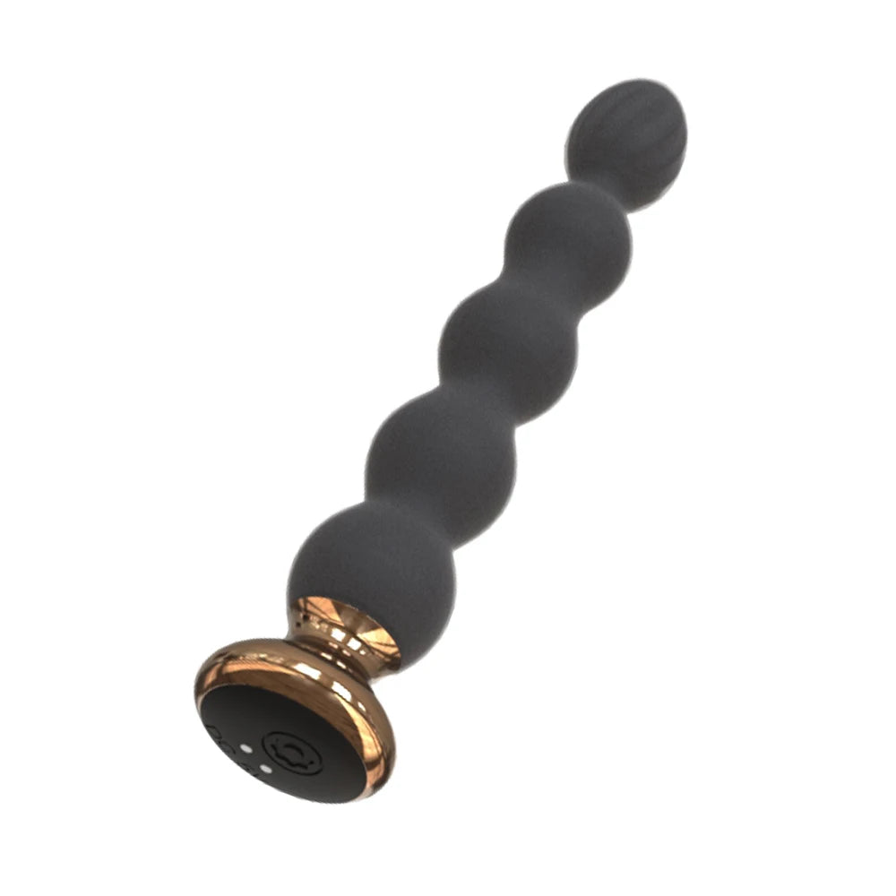 10‑Speed Remote Anal Beads & Prostate Vibrator – Wireless USB‑Rechargeable Butt Plug