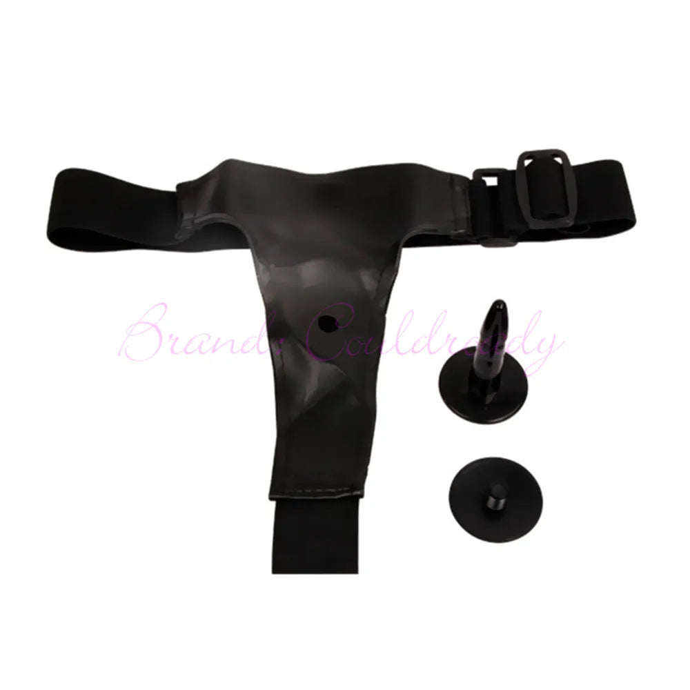 Dual‑Ended Strap‑On Harness with Double Dildo – Ultra‑Elastic Belt & Soft Dildos