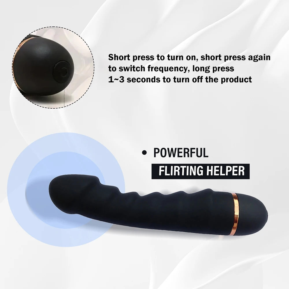 20-Mode G-Spot Vibrator – Vaginal & Anal Stimulator for Women