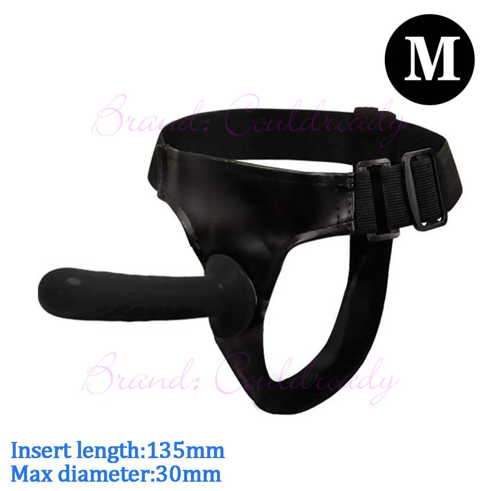 Dual‑Ended Strap‑On Harness with Double Dildo – Ultra‑Elastic Belt & Soft Dildos
