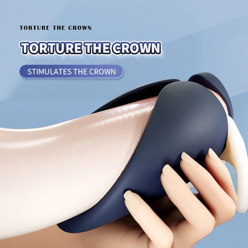 Silicone Penis Vibrator Plug – Glans & Urethra Massager with Horse‑Eye Tip