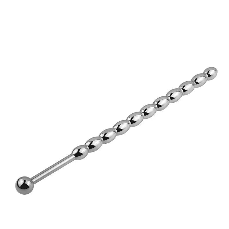 Stainless Steel Urethral Bead Plug Set – 6 mm & 8 mm Electro Shock Sounding Rod