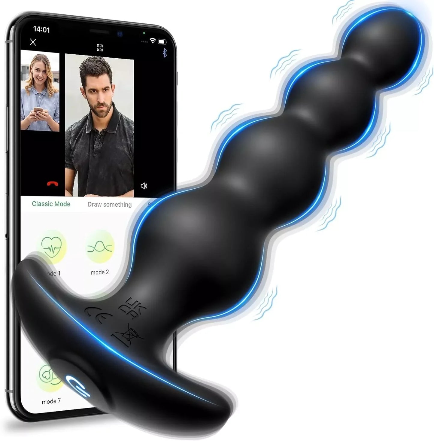 Pulse & Play App‑Control Prostate & Anal Vibrator – Wireless Bluetooth Butt Plug