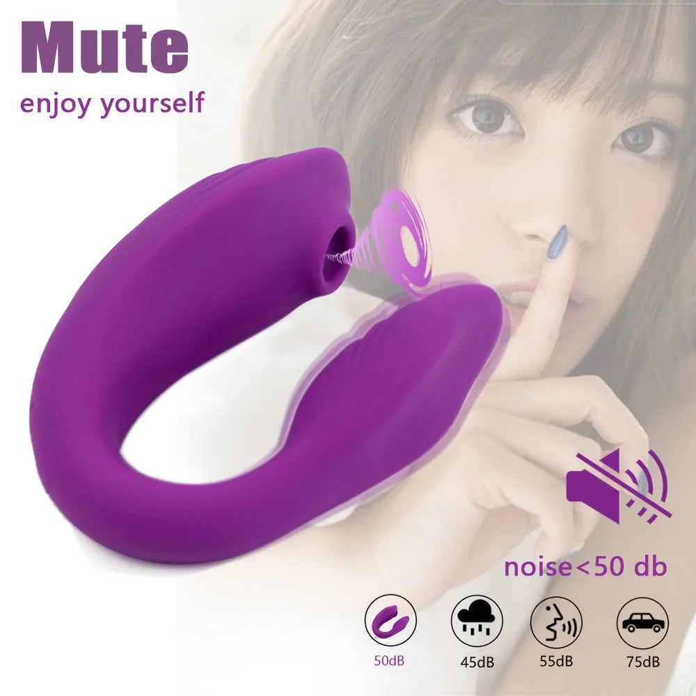 10-Mode Wearable Vibe – G-Spot & Clit Sucker with Remote Control