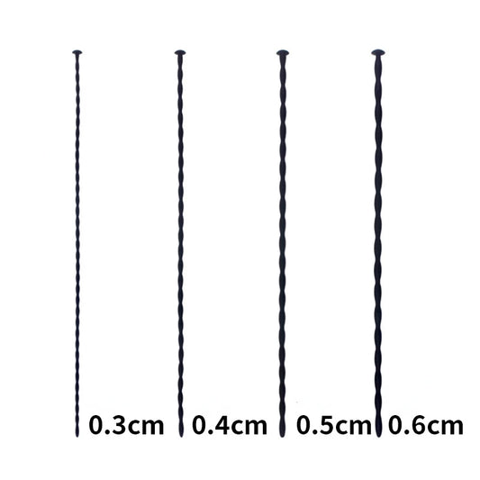 Soft Silicone Urethral Dilator – 8-Size Horse‑Eye Penis & Urethra Plug Set