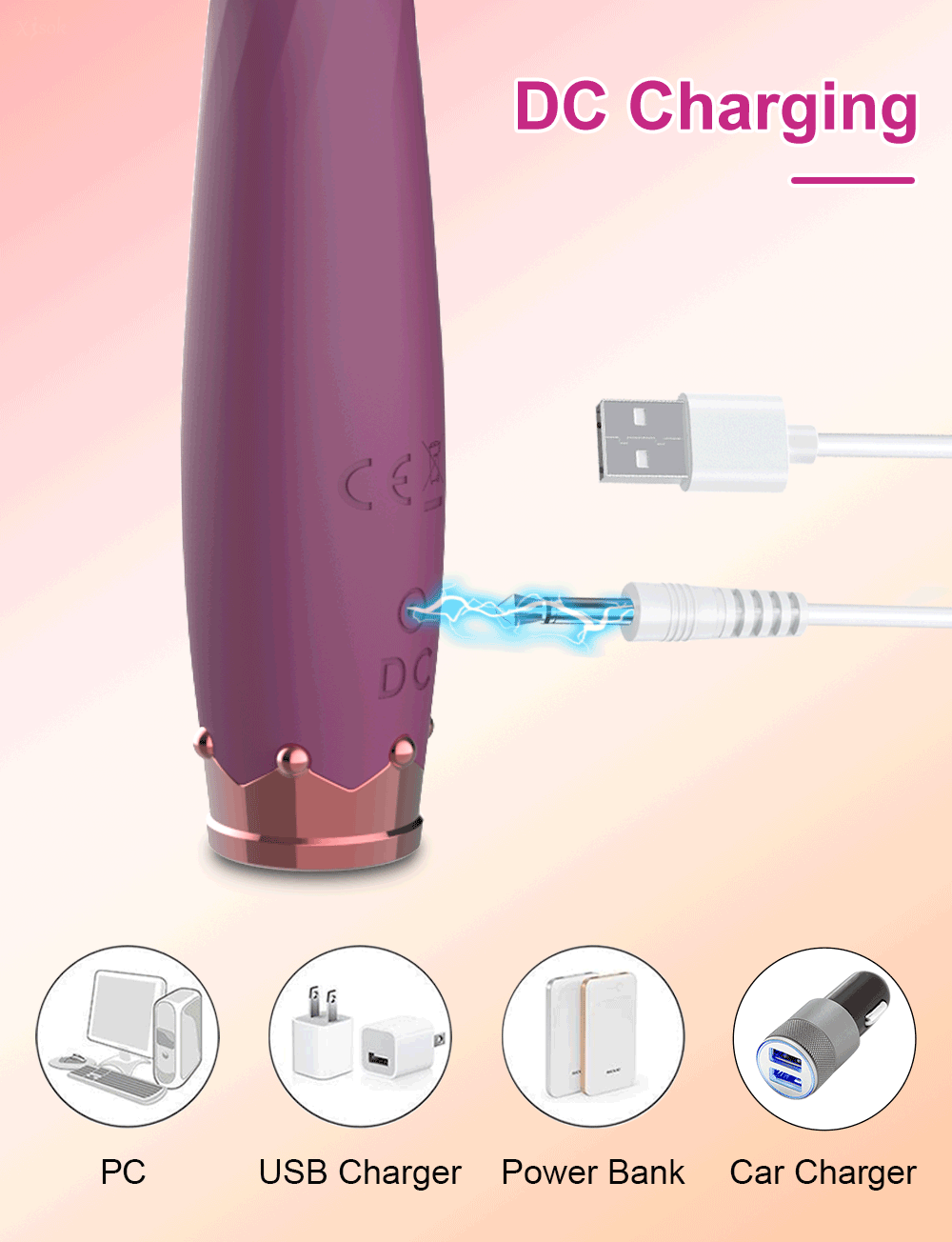 Beginner Clit & G‑Spot Vibrator – Slim External Penetration Stimulator
