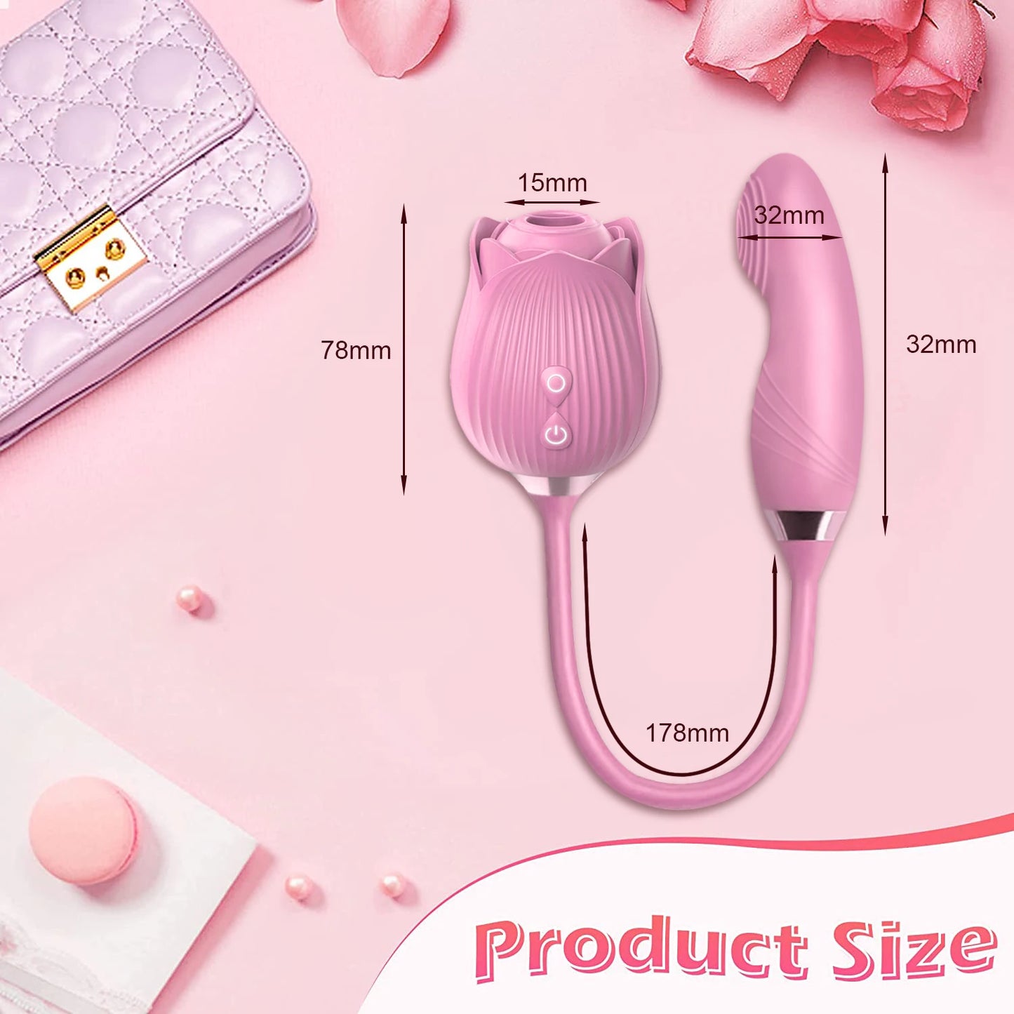 Pulse & Play Clit-Sucker Wiggle Vibrator – Suction + Finger-Style G‑Spot Tease