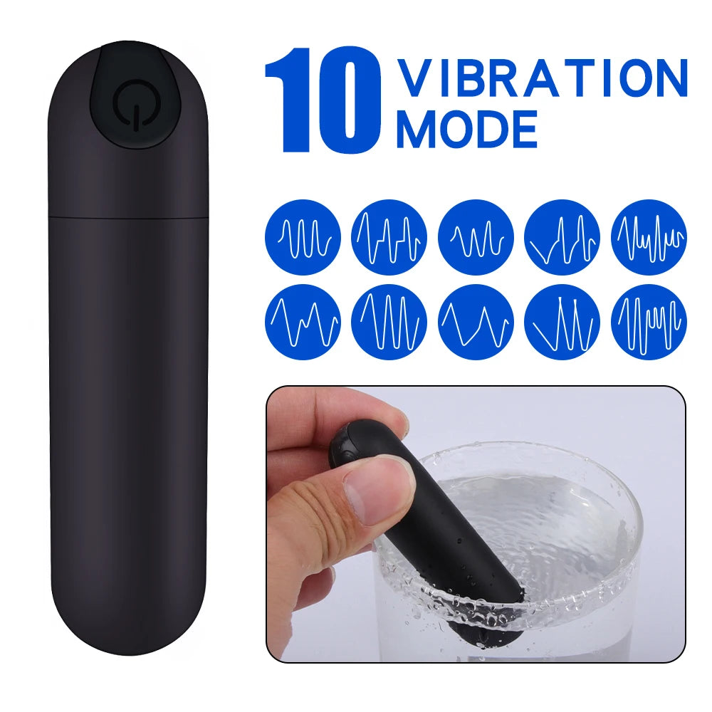 Remote-Control Wearable Mini Vibrator – Panty Bullet Egg for Clit & G‑Spot