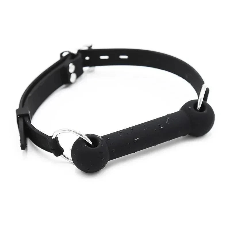 3‑Size Silicone Open‑Mouth Ball Gag – Adjustable Bondage Gag Set