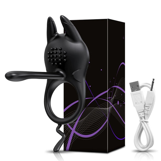 Vibrating Cock Ring for Couples – Delay Ejaculation & Clitoral Stimulation