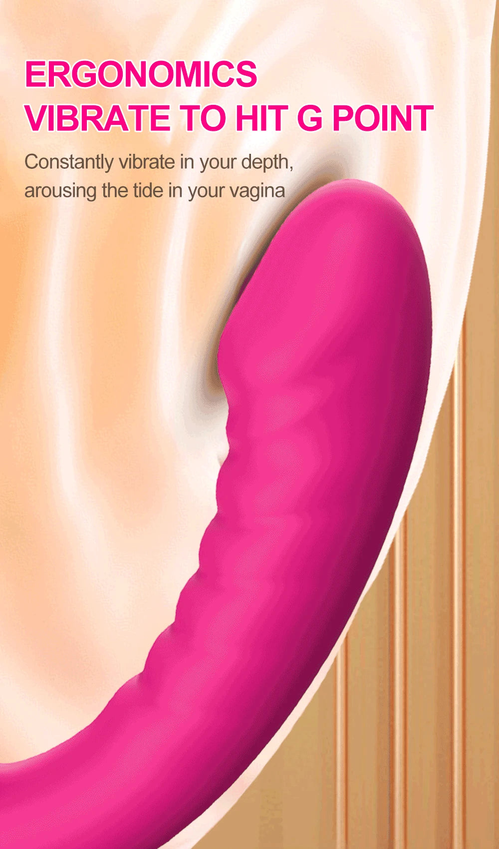 Tongue‑Licking 2‑in‑1 Vibrator – 20‑Speed Clit & G‑Spot Licker