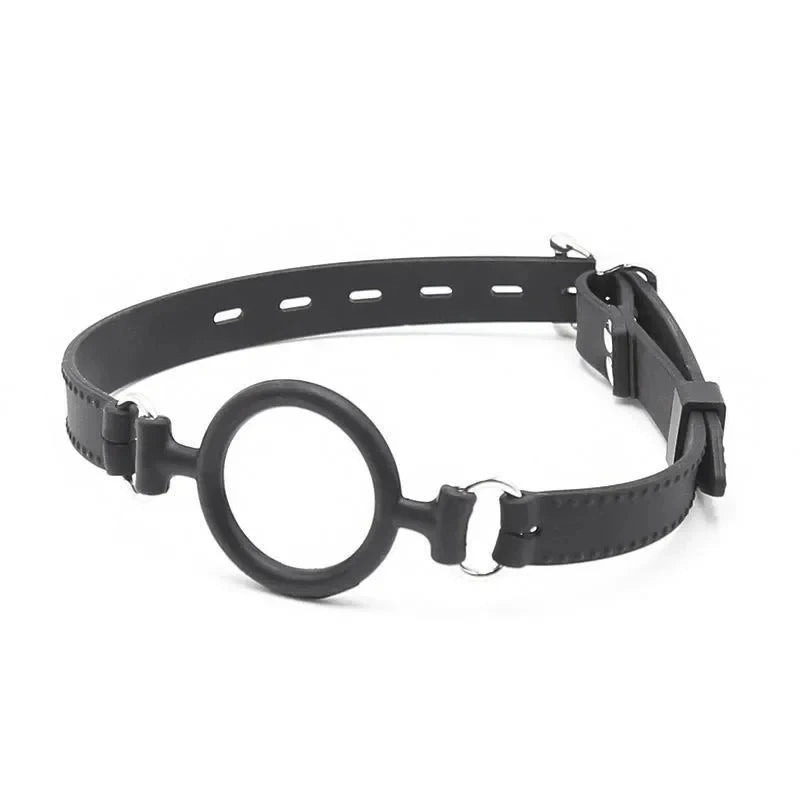 3‑Size Silicone Open‑Mouth Ball Gag – Adjustable Bondage Gag Set