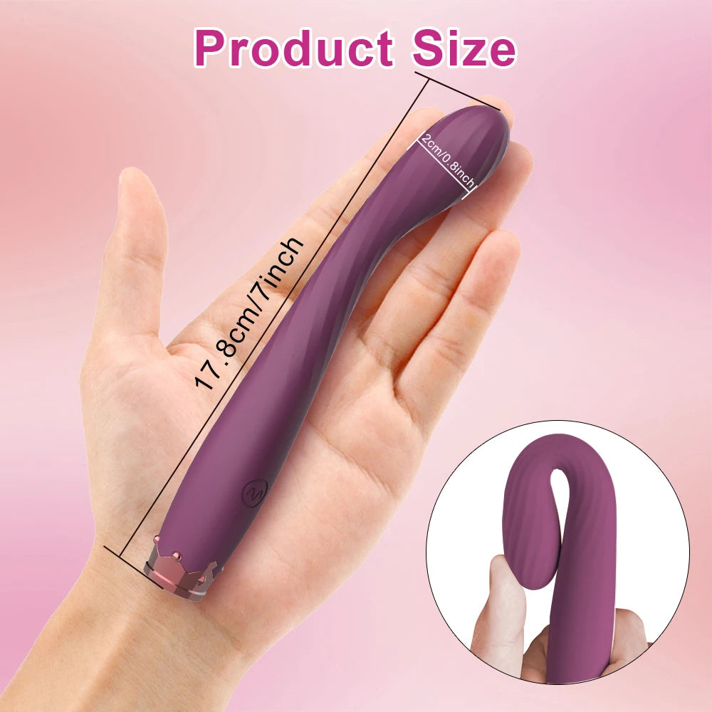Beginner Clit & G‑Spot Vibrator – Slim External Penetration Stimulator