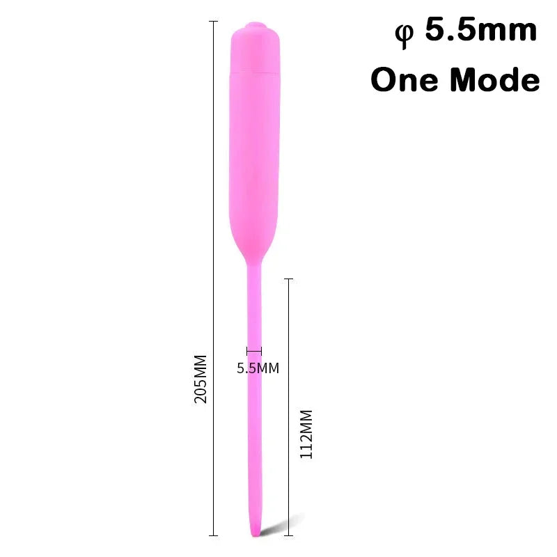 Electric Silicone Horse‑Eye Urethral Vibrator Stick – Urethral Dilator