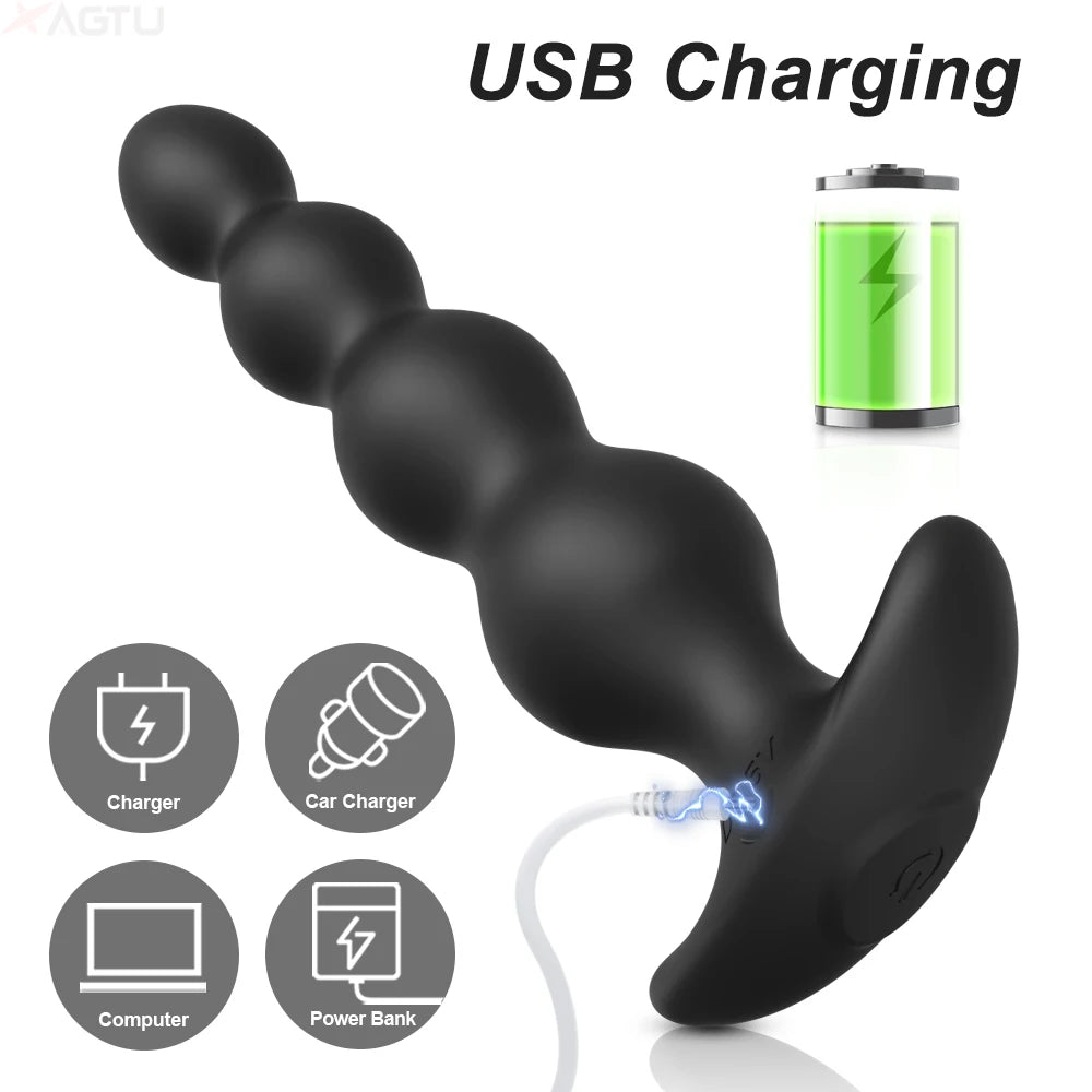 Pulse & Play App‑Control Prostate & Anal Vibrator – Wireless Bluetooth Butt Plug