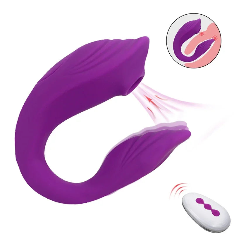 10-Mode Wearable Vibe – G-Spot & Clit Sucker with Remote Control