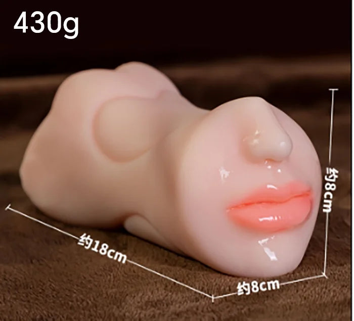 Realistic Dual-Port Pocket Pussy – Vagina & Anal 3D Masturbator