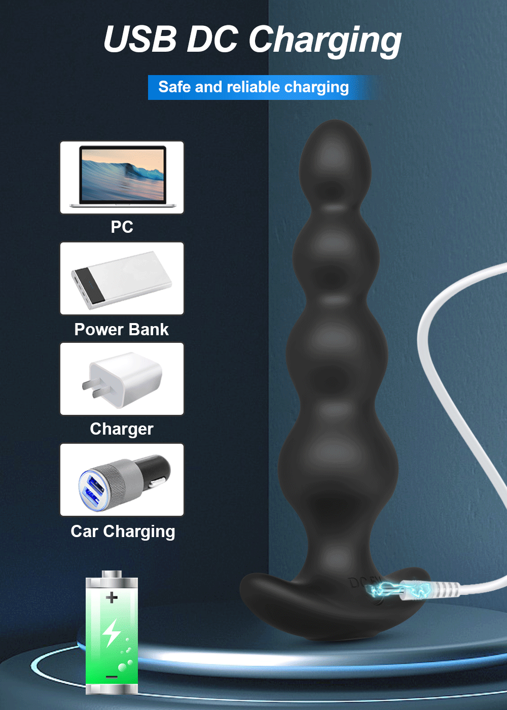 Pulse & Play App‑Control Prostate & Anal Vibrator – Wireless Bluetooth Butt Plug