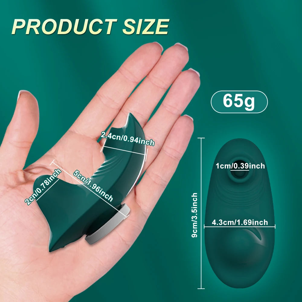 Pulse & Play Clit Sucker – Panty-Friendly Oral-Style Suction Vibrator
