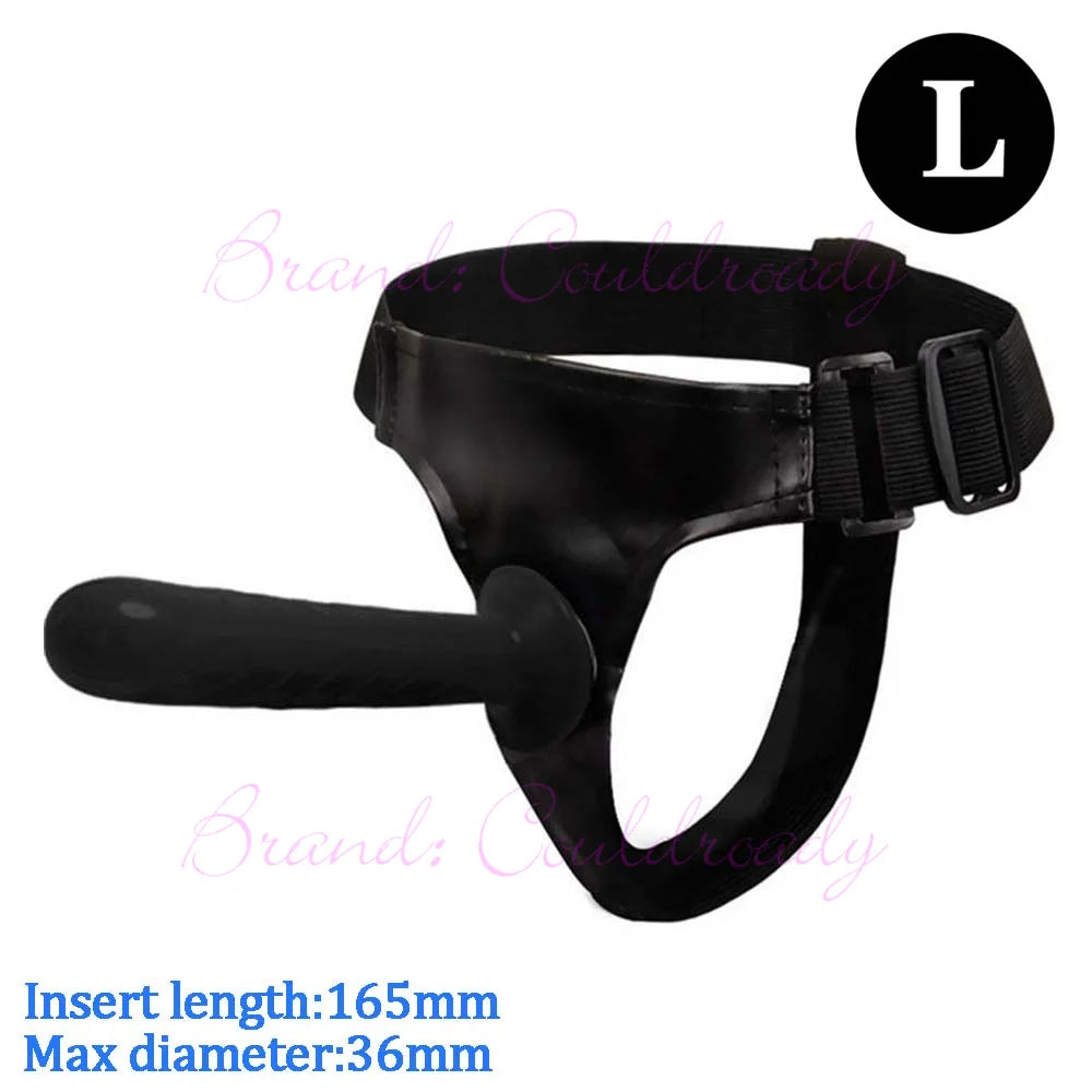 Dual‑Ended Strap‑On Harness with Double Dildo – Ultra‑Elastic Belt & Soft Dildos