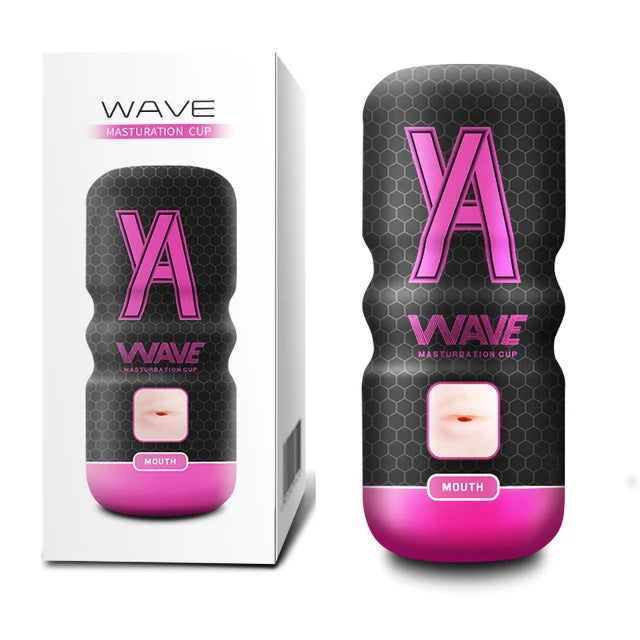 Wave Suction Masturbation Cup – Realistic Blowjob & Pocket Pussy Massager
