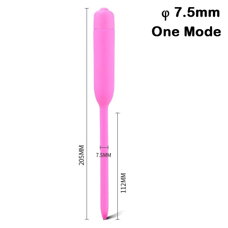 Electric Silicone Horse‑Eye Urethral Vibrator Stick – Urethral Dilator