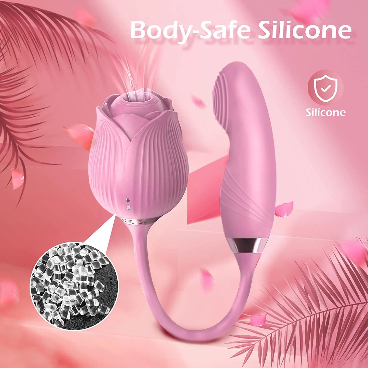 Pulse & Play Clit-Sucker Wiggle Vibrator – Suction + Finger-Style G‑Spot Tease