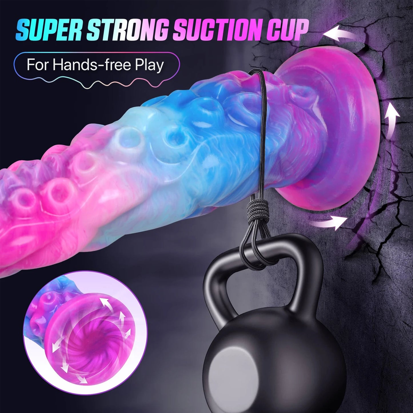 Tentacle Fantasy Dildo – Progressive Tentacle Plug for Anal & Vaginal Play