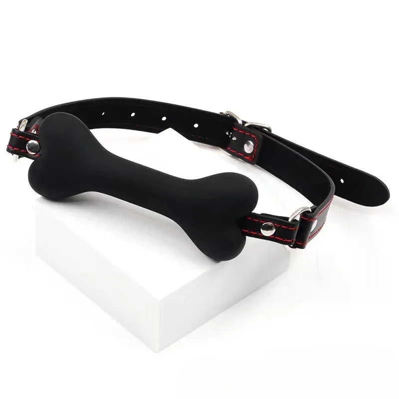 3‑Size Silicone Open‑Mouth Ball Gag – Adjustable Bondage Gag Set