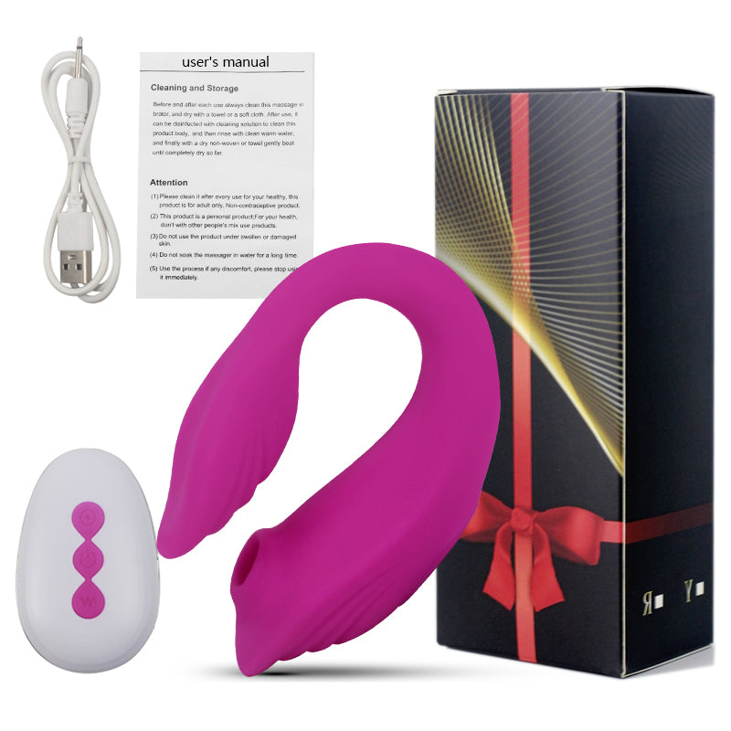 10-Mode Wearable Vibe – G-Spot & Clit Sucker with Remote Control