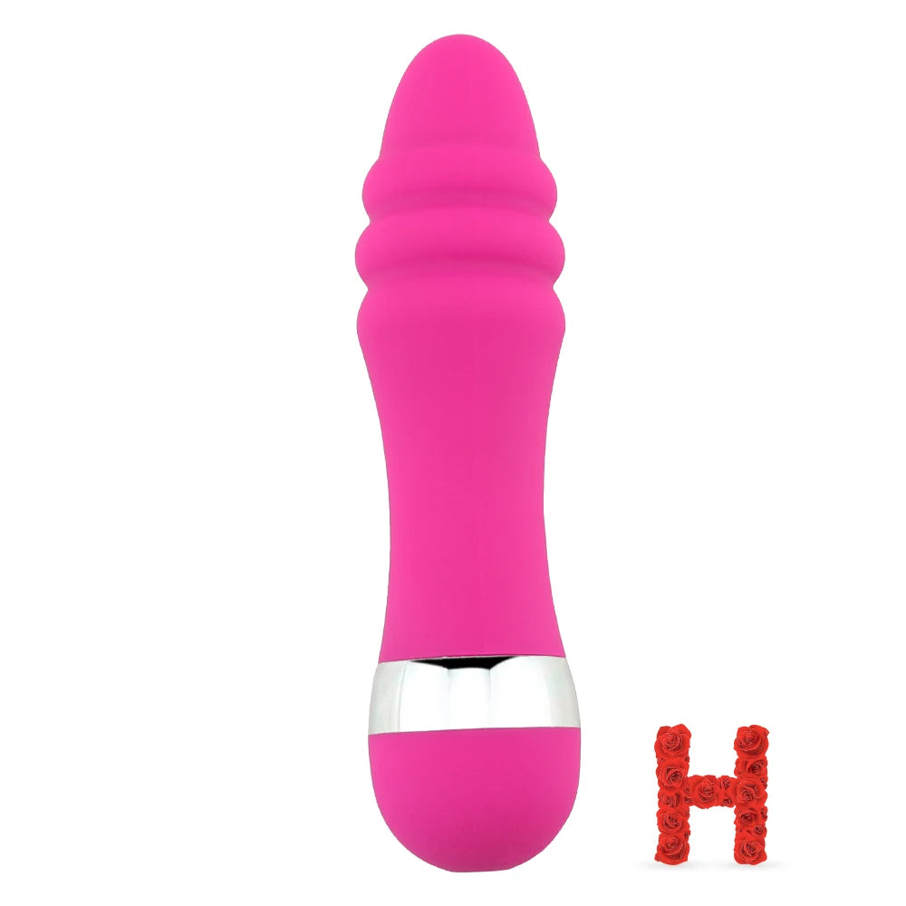 Mini AV Magic Vibrator – Realistic G‑Spot & Anal Silicone Massager