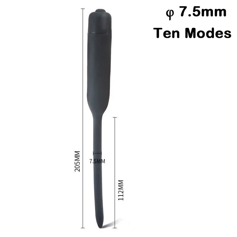 Electric Silicone Horse‑Eye Urethral Vibrator Stick – Urethral Dilator