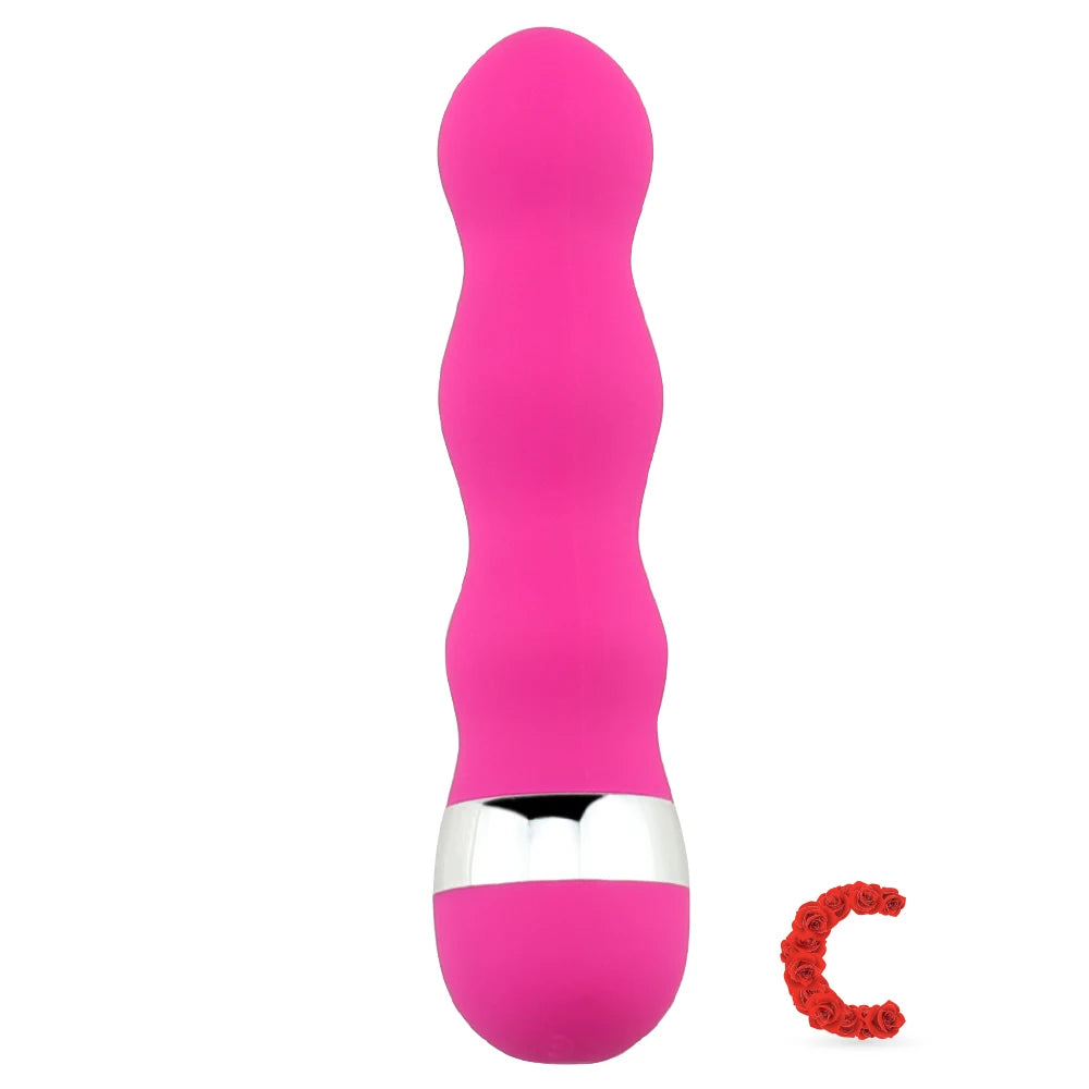 Mini AV Magic Vibrator – Realistic G‑Spot & Anal Silicone Massager