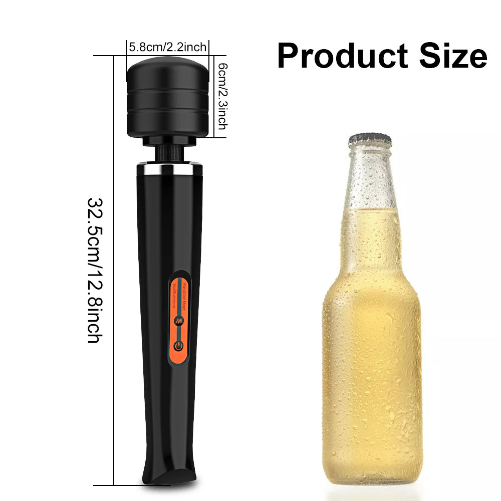 Big AV Power Wand – 20‑Mode Clit & G‑Spot Body Massager