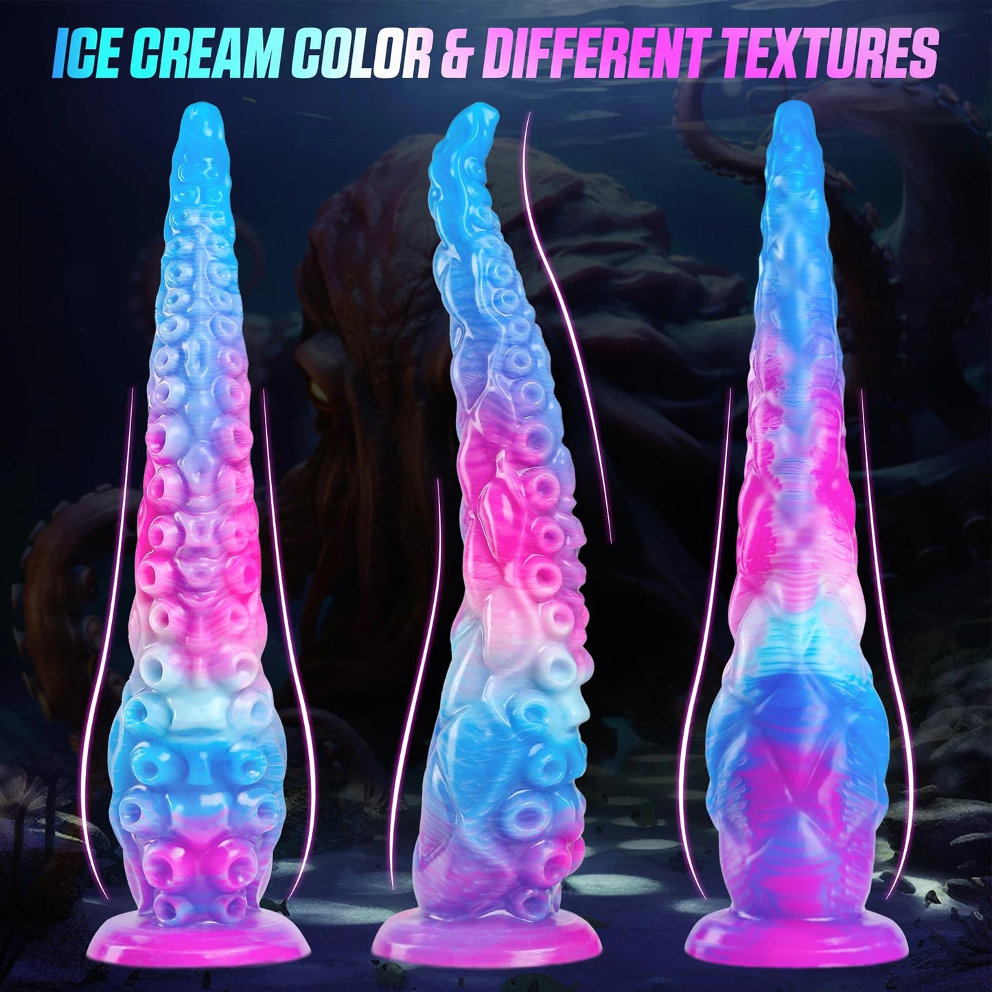 Tentacle Fantasy Dildo – Progressive Tentacle Plug for Anal & Vaginal Play