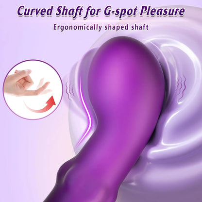 4-in-1 Rotating Squeeze Rabbit Vibrator – G-Spot & Clitoral Stimulator