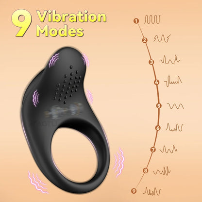 App-Control Vibrating Cock Ring – Ejaculation Delay & Remote Couples Play