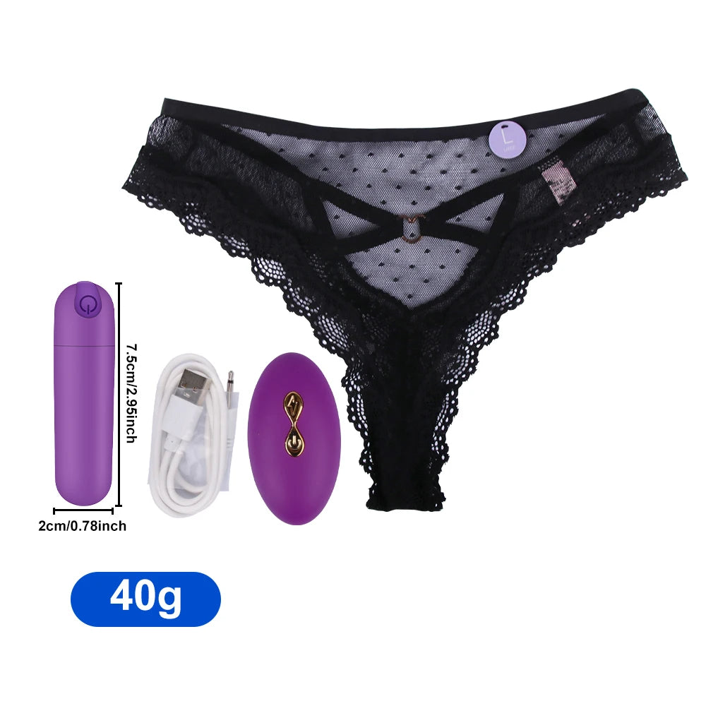 Remote-Control Wearable Mini Vibrator – Panty Bullet Egg for Clit & G‑Spot