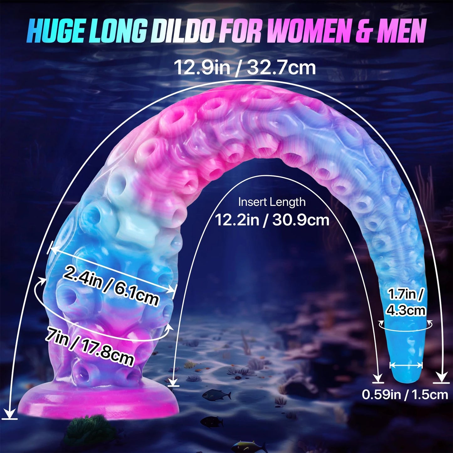 Tentacle Fantasy Dildo – Progressive Tentacle Plug for Anal & Vaginal Play