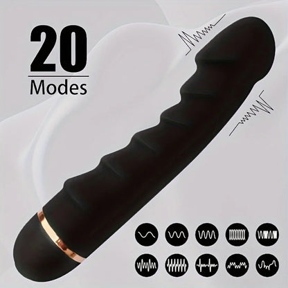 20-Mode G-Spot Vibrator – Vaginal & Anal Stimulator for Women